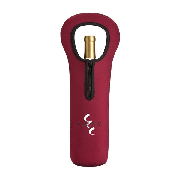 Neoprene One-Bottle Wine Carrier