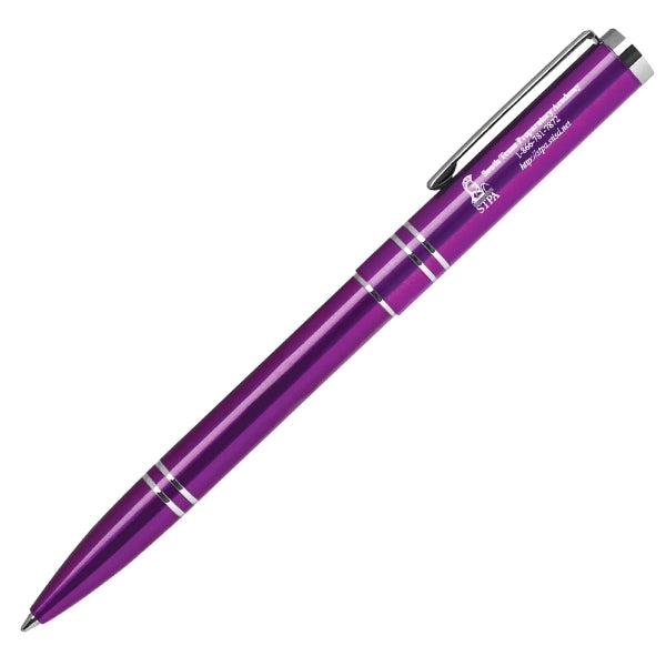 Click action aluminum pen