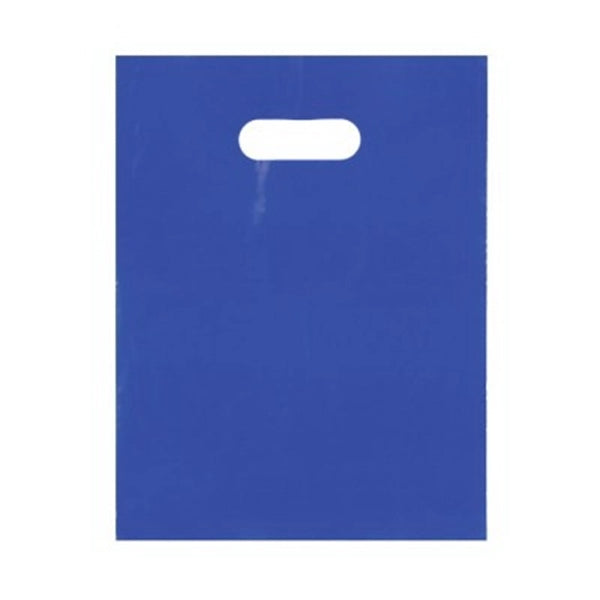 Colored Die Cut Merchandise Bag (9" x 12")