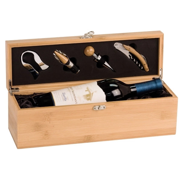 Tannin Bamboo Wine Bottle Case