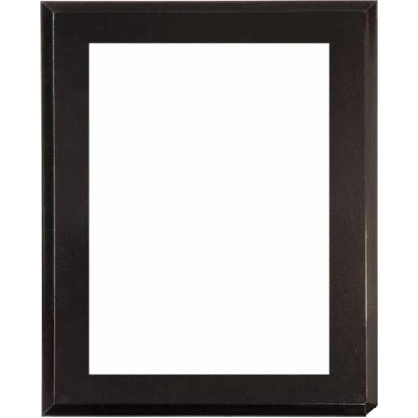7" x 9" Black Glossy Plaque with Full Color Sublimated Plate