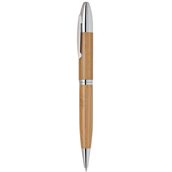 Grain Twist-Action Bamboo Pen