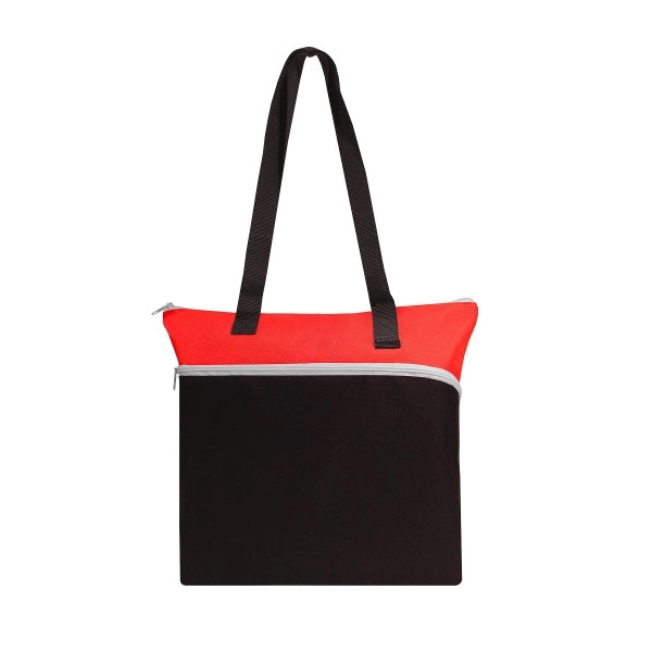 Large Front Zipper Tote