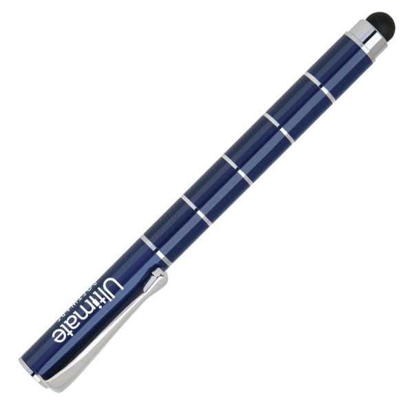 Daisy Cap Off Aluminum Ballpoint Pen W/ Stylus
