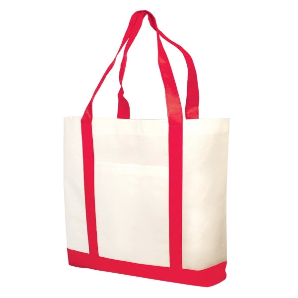 Tote Bag Non-woven Two-Tone (17.5Wx14Hx3.5D)