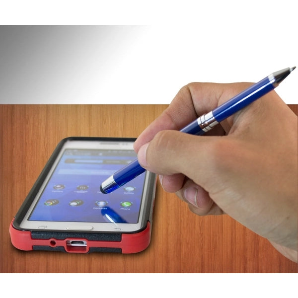 Ellison Brass Ballpoint Pen W/ Stylus