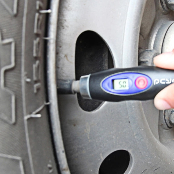 LCD Digital Tire Gauge With Keychain