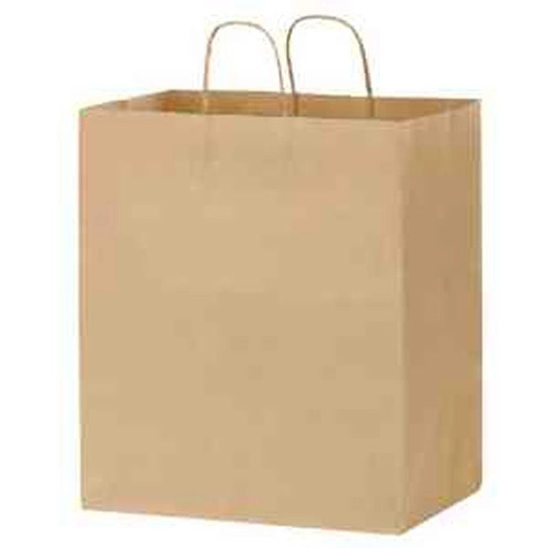 Natural Kraft Carry-Out Bags in CMYK - Color Evolution