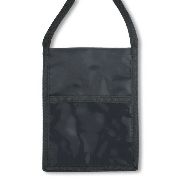 Nylon Multi-Pocket Credential Wallets with Imprintable Strap