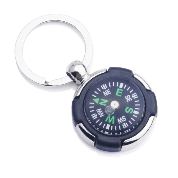 Circle Compass Key Chain