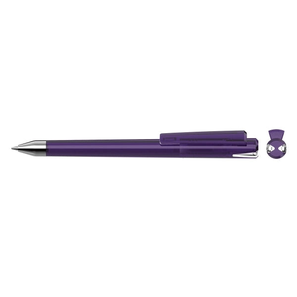 CRYSTAL Transparent SI Twist-Action Pen
