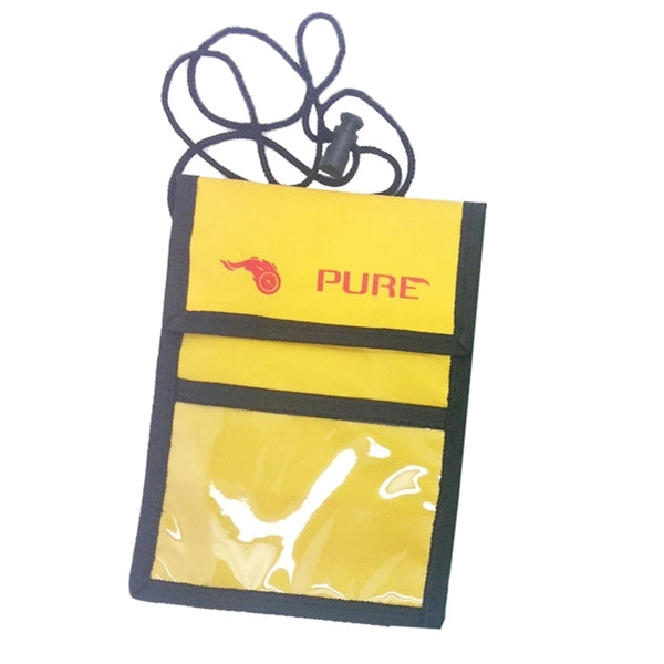 Neck Wallet w/ Flap Top, Adjustable Rope and Pen Holder