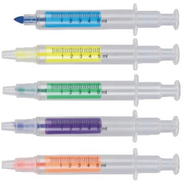 Syringe Shaped highlighter pen