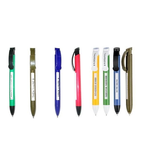 Rotating action 4 message window ballpen