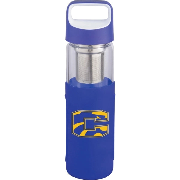 Chamomile 16 oz Glass Bottle with Silicone Sleeve