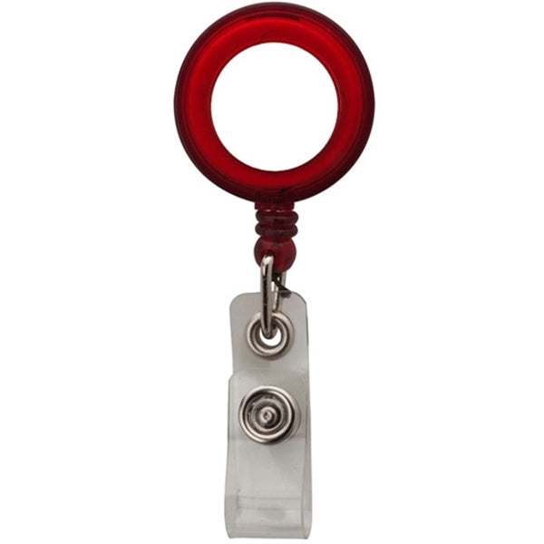 Round badge retractable reels