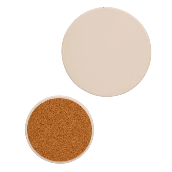 4" Round Absorbent Stone Coaster