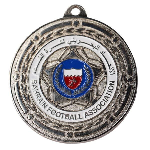 2'' Custom shiny & sandblast - football medals