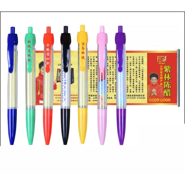 Air freight free click action banner pen-solid