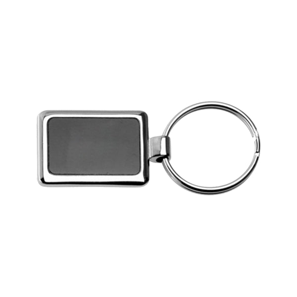 Rectangle Shaped Metal Keychain