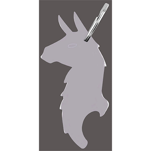 Llama Shape Bottle Opener Key Ring