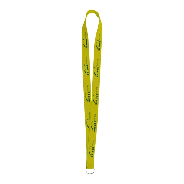 Sewn Screen Printed Polyester Value Lanyard