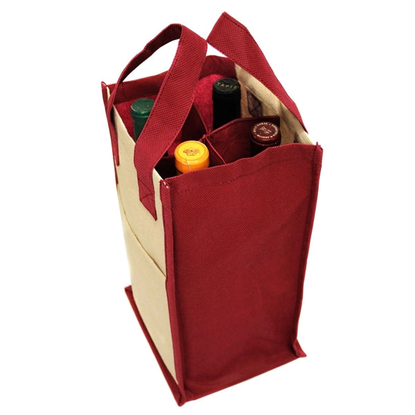 Four-Bottle Wine Tote