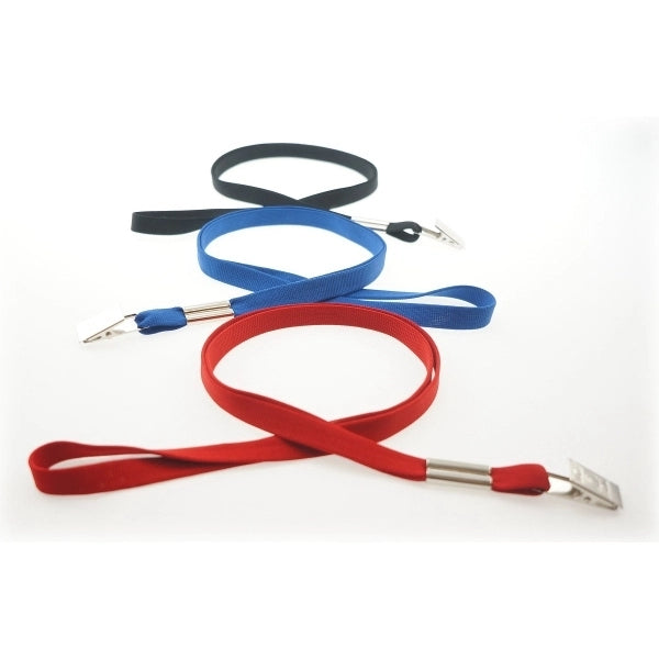 Blank Tubular Style 911 Lanyard w/Bulldog
