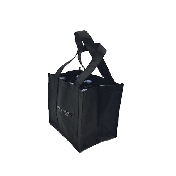 Non Woven Six Bottle Wine Tote Bag