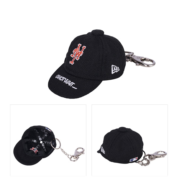 Logo 3D Embroidery Design Baseball Cap Shape Keyring