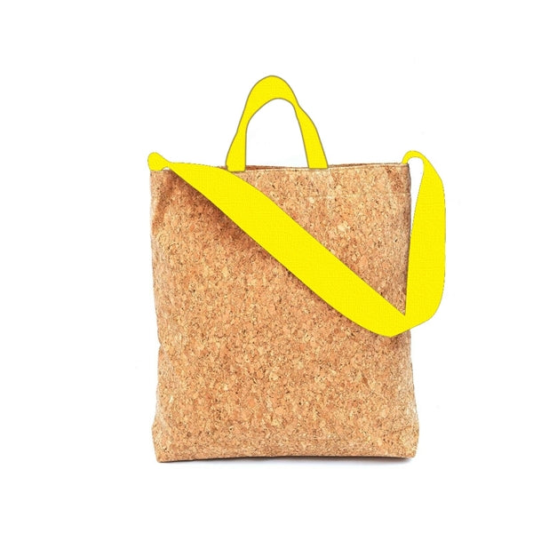 Large Cork Shoulder Strap Tote Bag