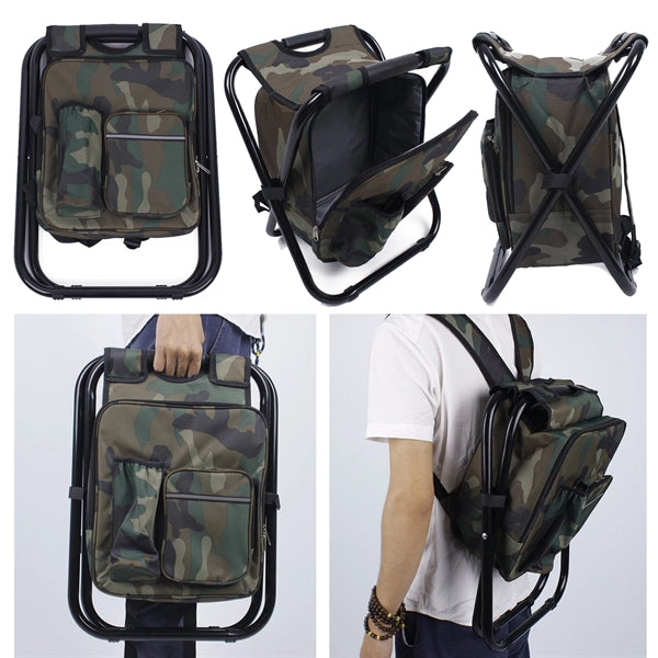 Folding Chair with Cooler Bag