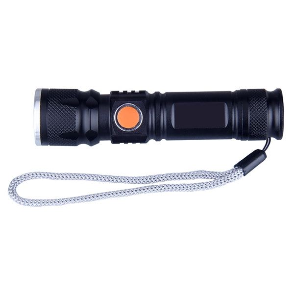 USB Direct Charging Zoom Flashlight