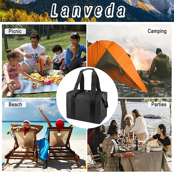 Large Foldable Cooler Tote Bag