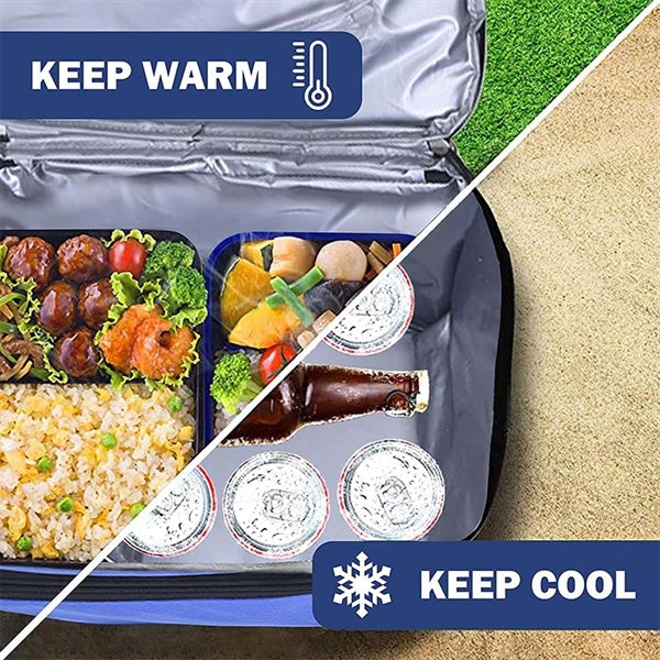 Collapsible Rolling Cooler Bag with Wheels