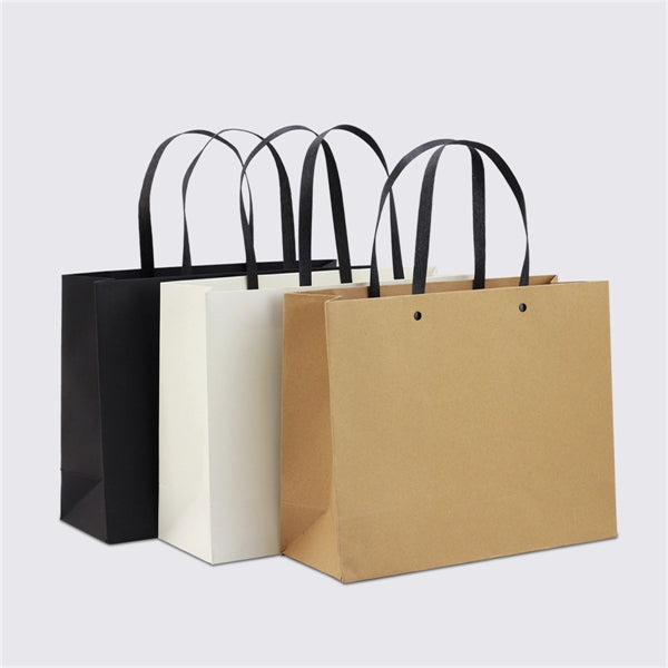 Large Black Gift Paper Bags Bulk