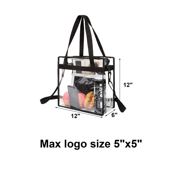 Stadium Clear Zippered Tote Bag