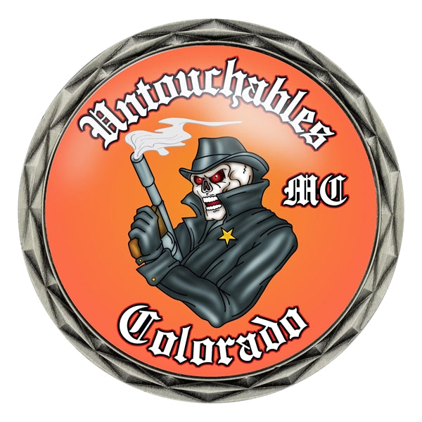 2" Speed Challenge Coin - Diamond Cut Edge