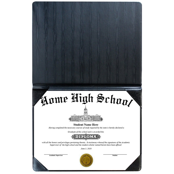 Padded Heat Sealed Diploma Holder (Portrait Style)