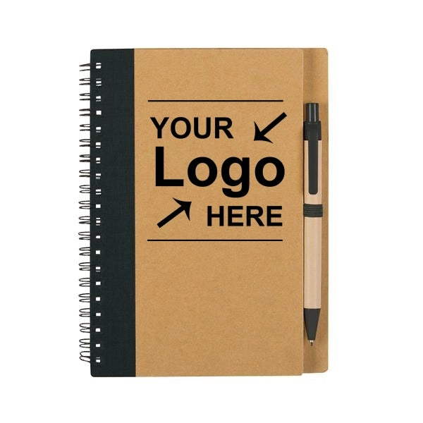 Spiral Notebook and Pen