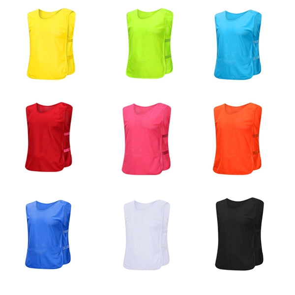 Adult Mesh Team Practice Vests Sport Soccer Football Jersey