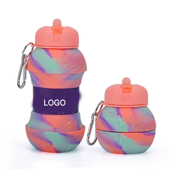 19 oz Collapsible Water Bottle for Kids