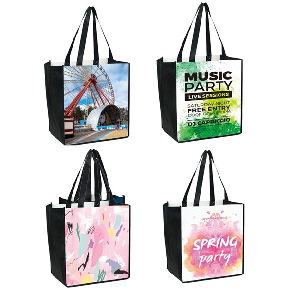 PET non-woven bag shopping Thermal sublimation transfer Hand