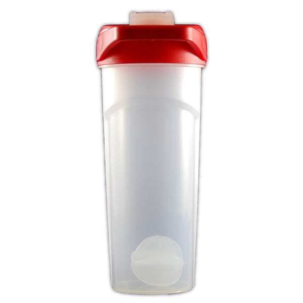 24 oz. BPA free Frosted Easy carry Shaker Bottle w/ Flip top