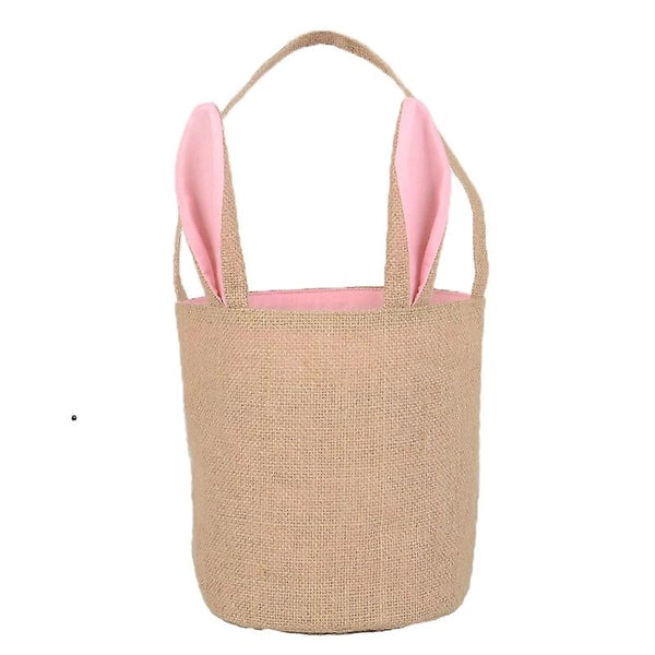 Easter Tote Bag With Rabbit Ear Basket