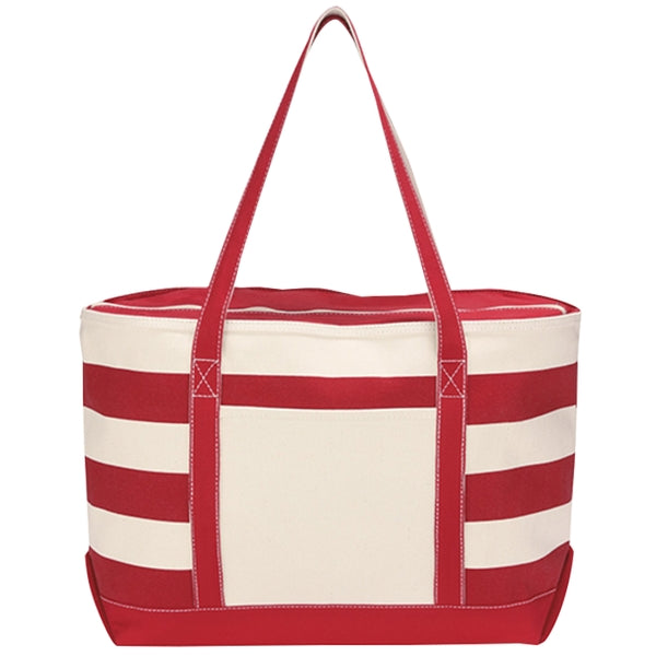 Custom Cotton Nautical Tote Bag-BG