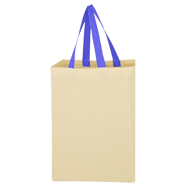 Custom Natural Cotton Canvas Grocery Tote Bag