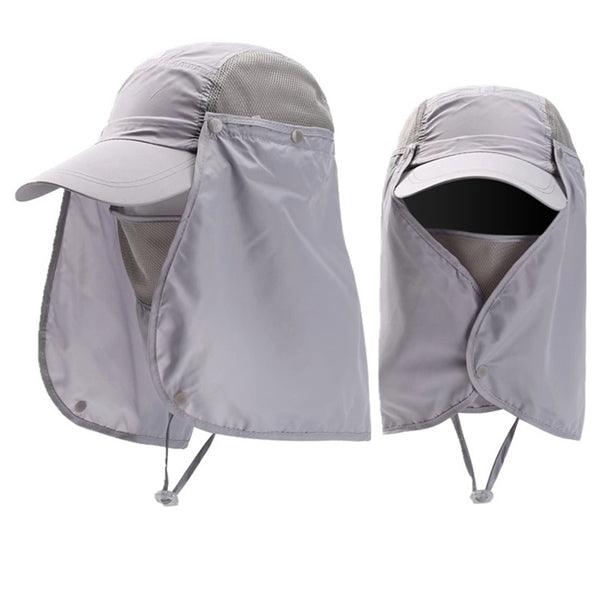 Removable Fishing Hats with Face Mask