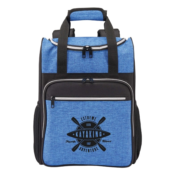 24-Can Heather Backpack Cooler