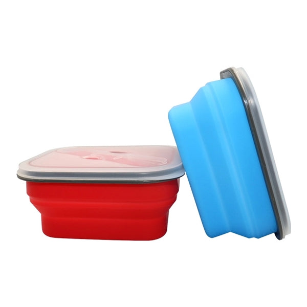 Silicone Lunch Box With Spoon & Fork